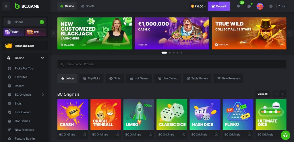 BC.Game Gambling Enterprise Online: Bet, Spin & Success Instantly